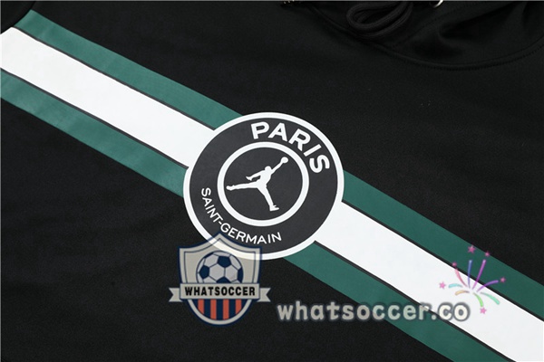 JORDAN Paris PSG Black Hooded Jacket 2022-2023