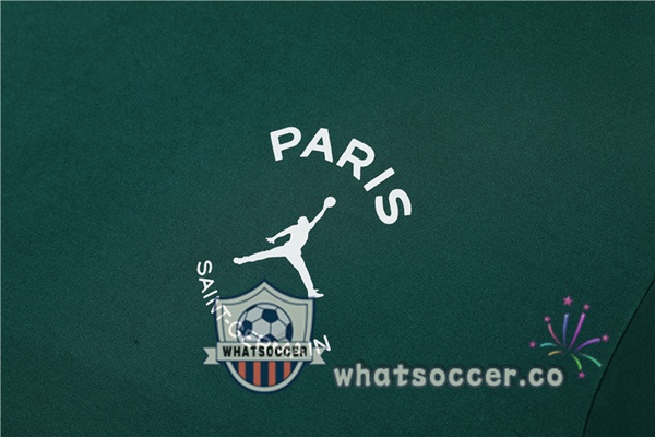 JORDAN Paris PSG Green Hooded Jacket 2022-2023