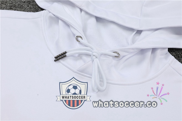 JORDAN Paris PSG White Hooded Jacket 2022-2023