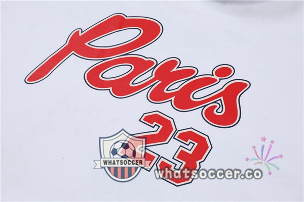 JORDAN Paris PSG White Hooded Jacket 2022-2023
