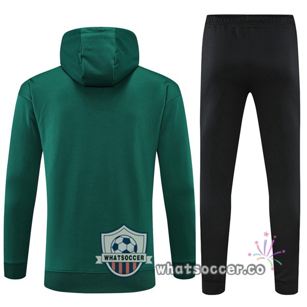 JORDAN Paris PSG Green Hooded Jacket 2022-2023