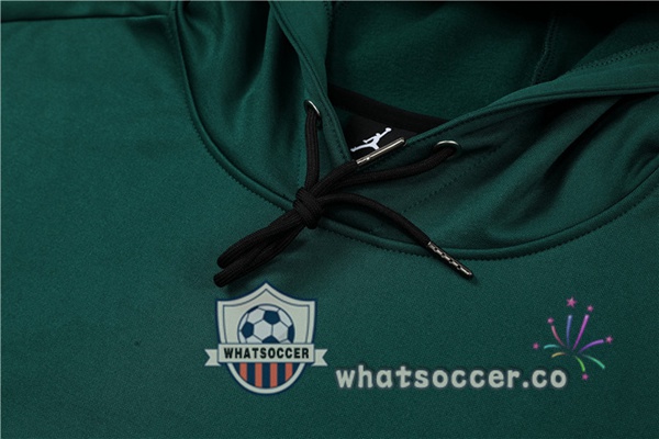JORDAN Paris PSG Green Hooded Jacket 2022-2023