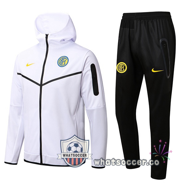 Inter Milan White Hooded Jacket 2022-2023