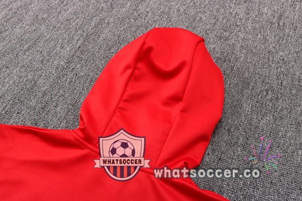 FC Barcelona Red Hooded Jacket 2022-2023