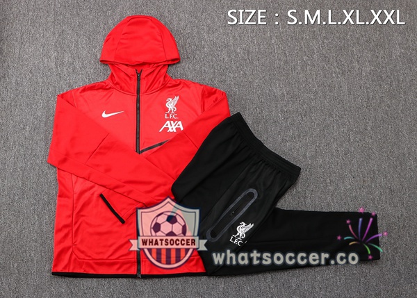 FC Liverpool Red Hooded Jacket 2022-2023
