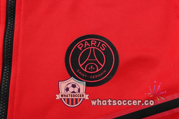 Paris PSG Red Hooded Jacket 2022-2023