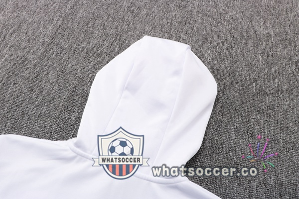 JORDAN Paris PSG White Hooded Jacket 2022-2023