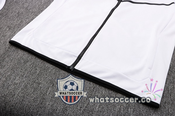 JORDAN Paris PSG White Hooded Jacket 2022-2023