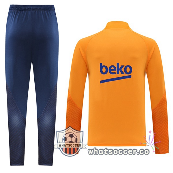 FC Barcelona Yellow Tracksuit 2022-2023