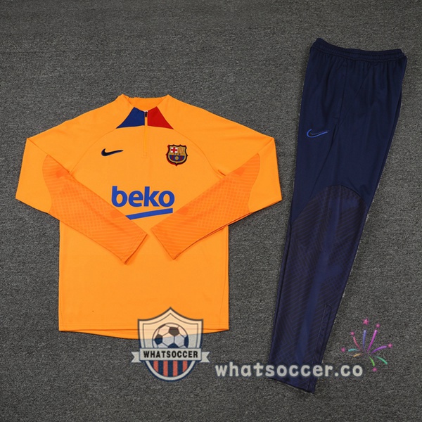 FC Barcelona Yellow Tracksuit 2022-2023