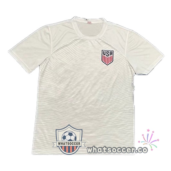 USA Home Soccer Jerseys White Leak Version 2022-2023
