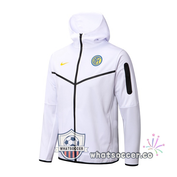 Inter Milan Hooded Jacket White 2022-2023