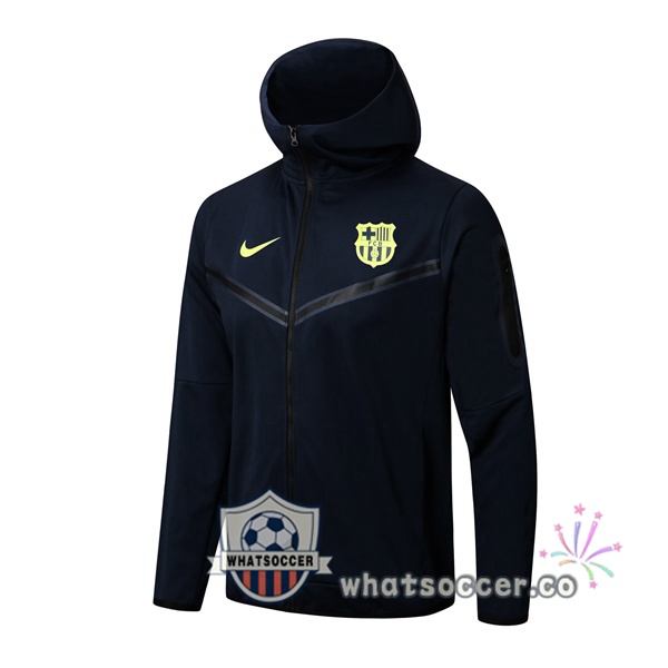 FC Barcelona Hooded Jacket Blue Royal 2022-2023