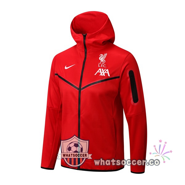 FC Liverpool Hooded Jacket Red 2022-2023