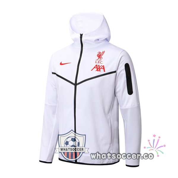 FC Liverpool Hooded Jacket White 2022-2023