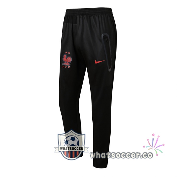 France Soccer Pants Black 2022-2023