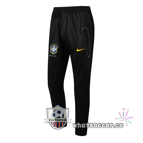 Brazil Soccer Pants Black 2022-2023