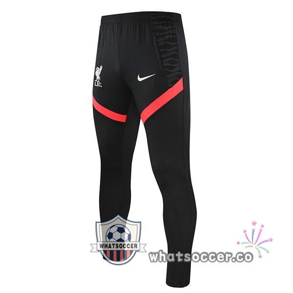 FC Liverpool Soccer Pants Black Red 2022-2023