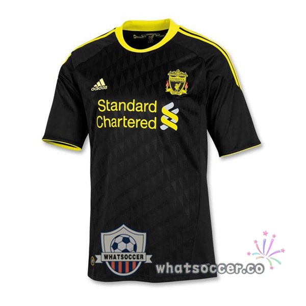 FC Liverpool Retro Third Soccer Jerseys Black 2010-2011