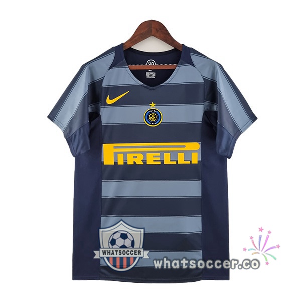 Inter Milan Retro Third Soccer Jerseys Blue 2004-2005