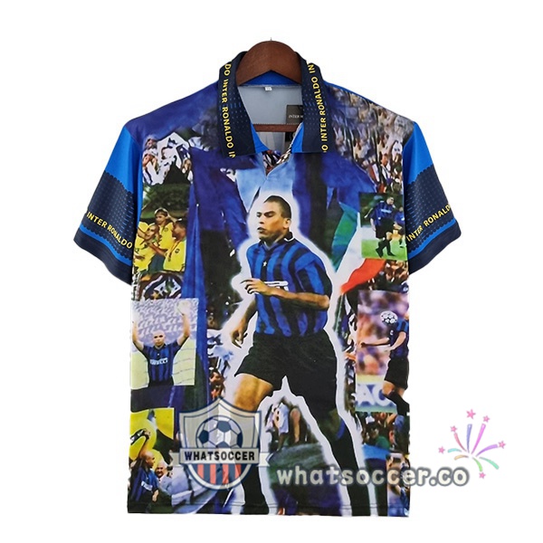 Inter Milan Ronaldo Retro Blue 1997-1998