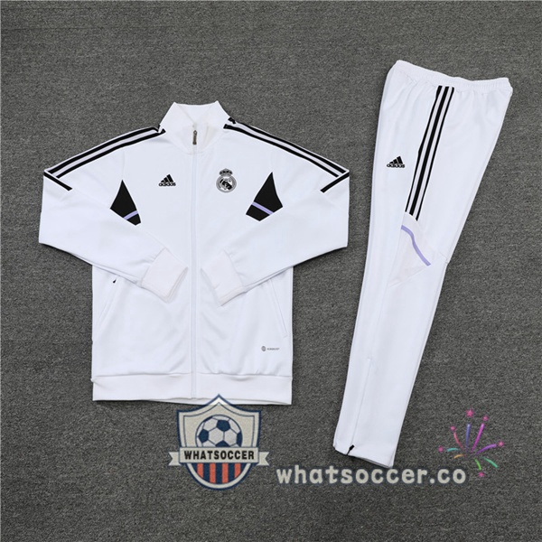 Real Madrid White Jacket 2022-2023