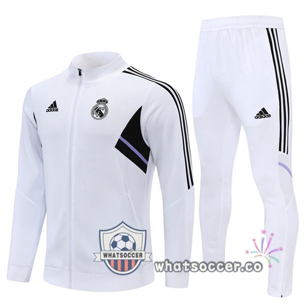 Real Madrid White Jacket 2022-2023