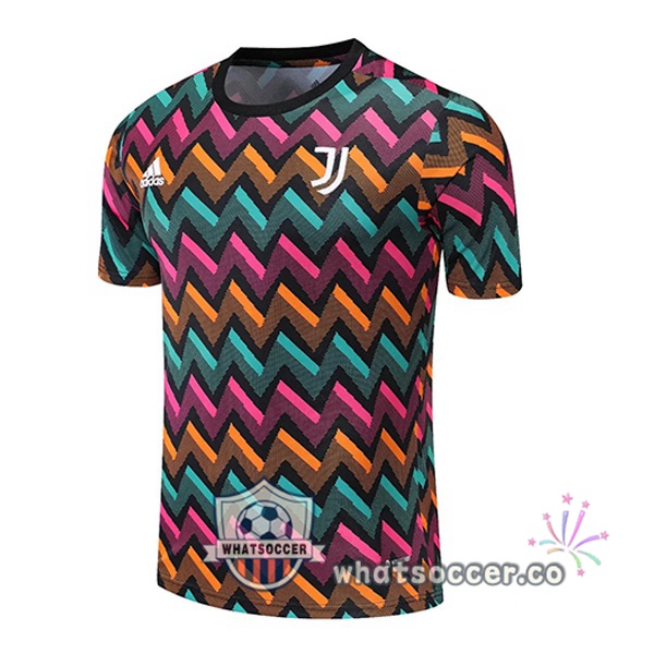 Juventus Training T-Shirts Green Purple 2022-2023