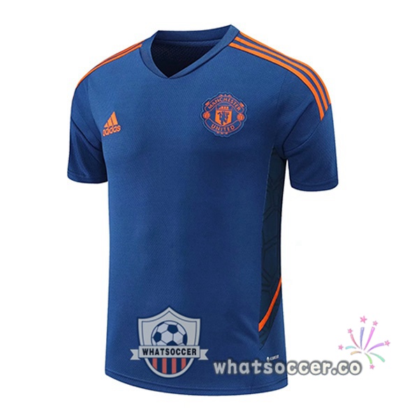Manchester United Training T-Shirts Blue 2022-2023