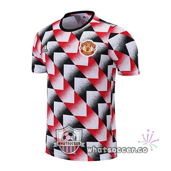Manchester United Training T-Shirts Red Black 2022-2023