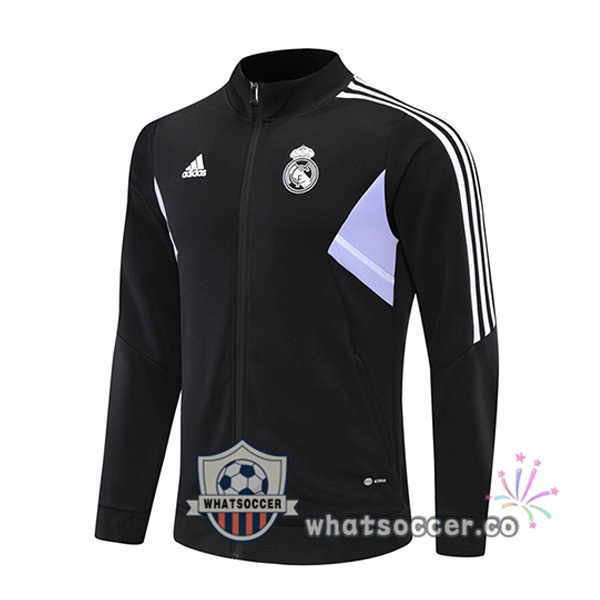 Real Madrid Soccer Jacket Black 2022-2023