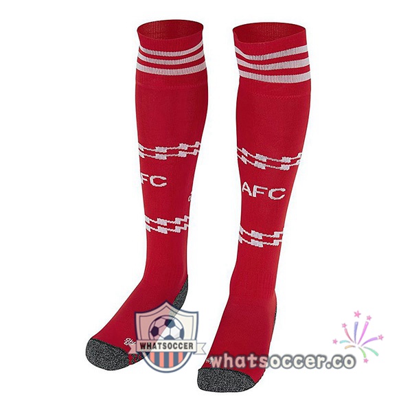 Arsenal Home Soccer Socks Red White 2022-2023