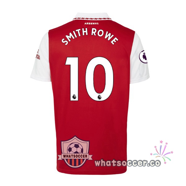 Arsenal (SMITH ROWE 10) Home Soccer Jerseys Red White 2022-2023