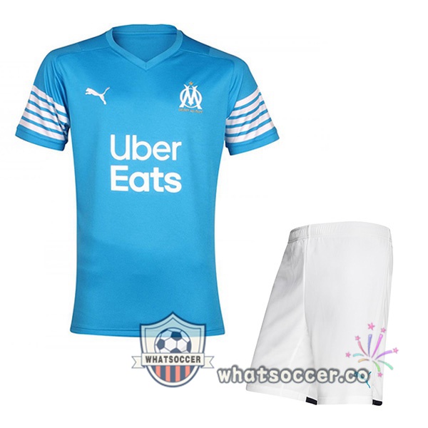 Olympique de Marseille Kids Fourth Blue 2021-2022