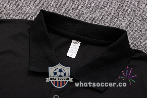 Training Polo Manchester City + Pants Black 2022-2023