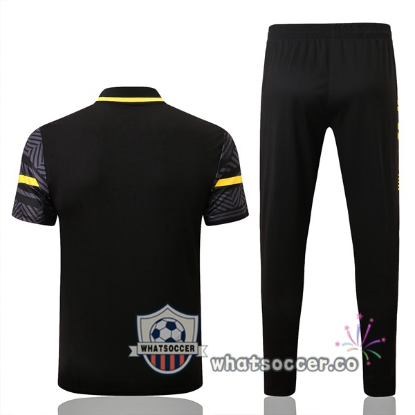 Training Polo Dortmund BVB + Pants Black 2022-2023