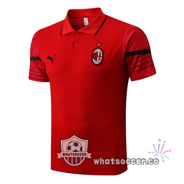 Training Polo AC Milan Red 2022-2023