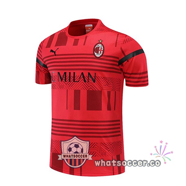 AC Milan Training T-Shirts Red 2022-2023