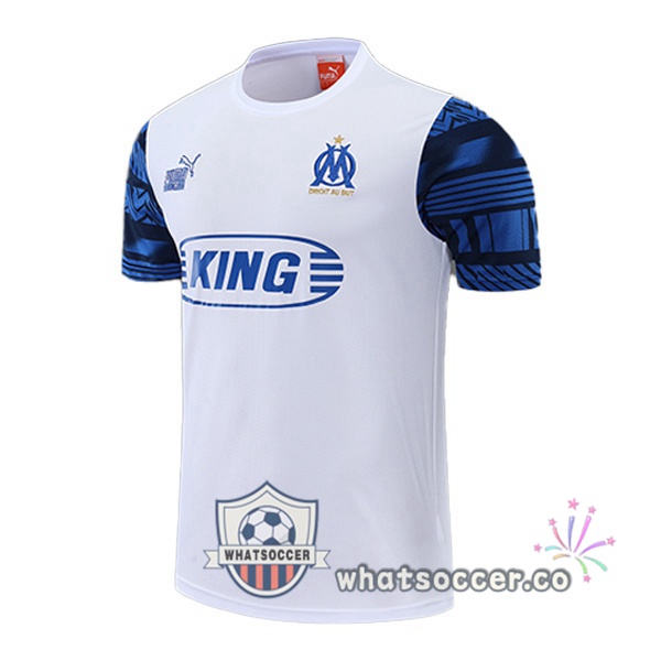Olympique de Marseille Training T-Shirts White 2022-2023