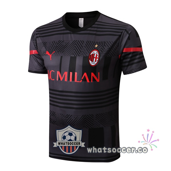 AC Milan Training T-Shirts Black 2022-2023