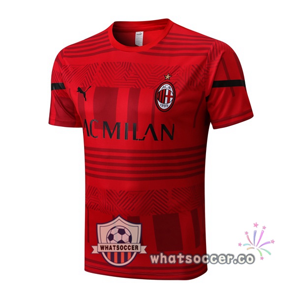 AC Milan Training T-Shirts Red 2022-2023