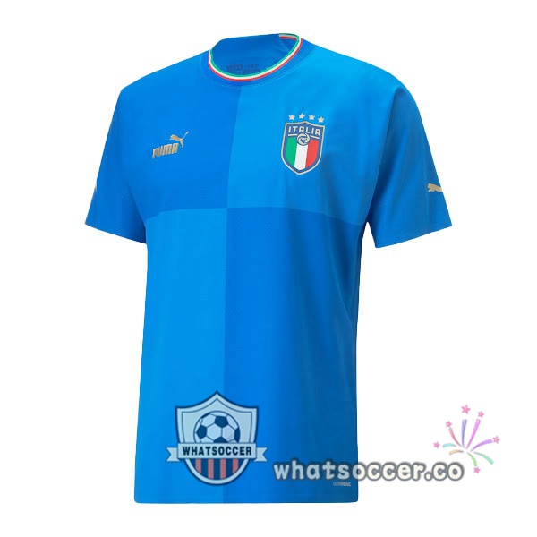 Italy Home Soccer Jerseys Blue 2022-2023