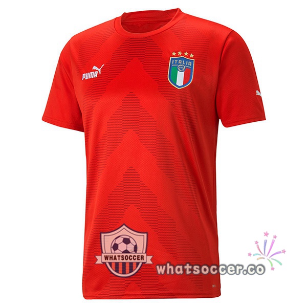 Italy Goalkeeper Soccer Jerseys Red 2022-2023