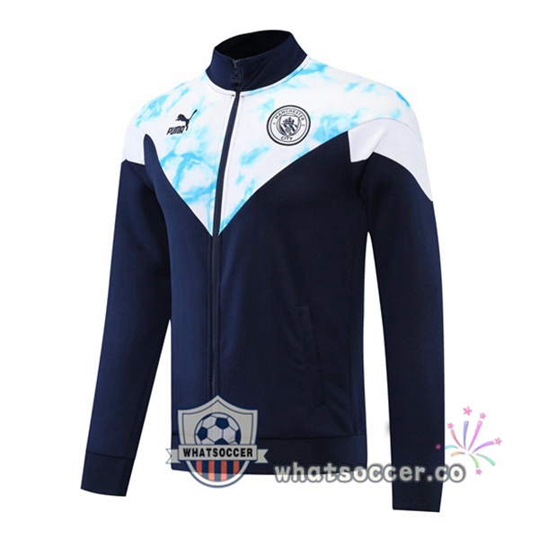 Manchester City Soccer Jacket Blue Royal 2022-2023