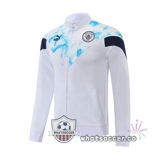 Manchester City Soccer Jacket White 2022-2023