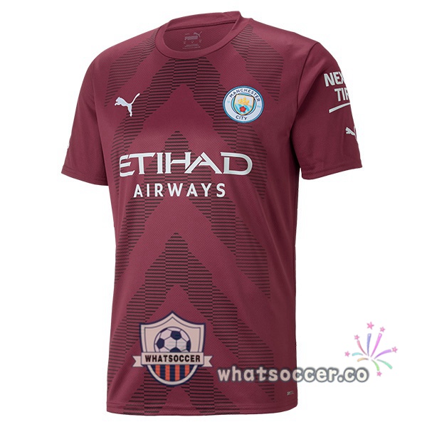 Manchester City Goalkeeper Soccer Jerseys Marron 2022-2023