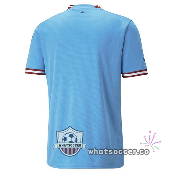 Manchester City Home Soccer Jerseys Blue 2022-2023