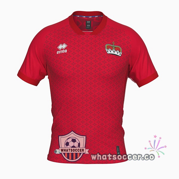 Liechtenstein Away Soccer Jerseys Red 2022-2023
