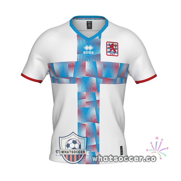 Luxembourg Third Soccer Jerseys White 2022-2023