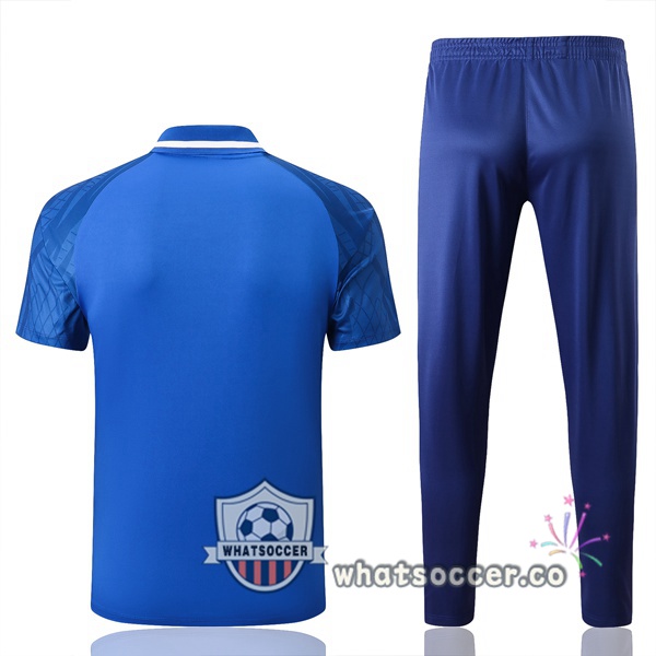 Training Polo Atletico Madrid + Pants Blue 2022-2023